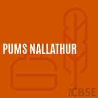 Pums Nallathur Middle School Logo