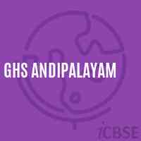 Ghs andipalayam Secondary School Logo
