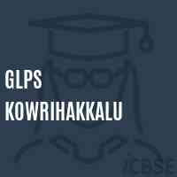 Glps Kowrihakkalu Primary School Logo