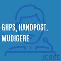 Ghps, Handpost, Mudigere Middle School Logo