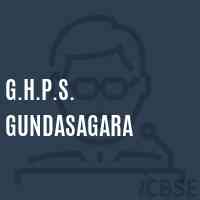 G.H.P.S. Gundasagara Middle School Logo