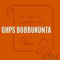Ghps Bobbukunta Middle School Logo