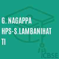 G. Nagappa Hps-S.Lambanihatti Middle School Logo