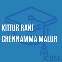 Kittur Rani Chennamma Malur Secondary School Logo