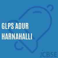 Glps Adur Harnahalli Primary School Logo