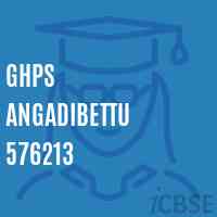 Ghps Angadibettu 576213 Middle School Logo