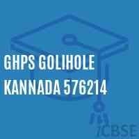 Ghps Golihole Kannada 576214 Middle School Logo