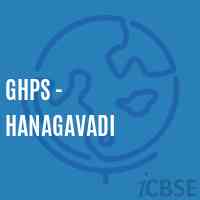 Ghps - Hanagavadi Middle School Logo