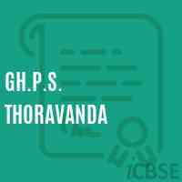 Gh.P.S. Thoravanda Middle School Logo