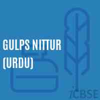 Gulps Nittur (Urdu) Primary School Logo