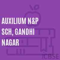 Auxilium N&p Sch, Gandhi Nagar Primary School Logo