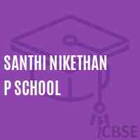 Santhi Nikethan P School Logo
