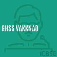 Ghss Vakknad Senior Secondary School Logo