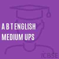 A B T English Medium Ups Middle School Logo