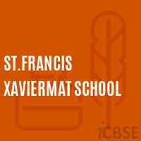 St.Francis Xaviermat School Logo