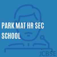 Park Mat Hr Sec School Logo