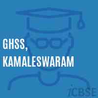 Ghss, Kamaleswaram Senior Secondary School Logo