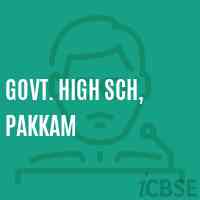 Govt. High Sch, Pakkam Secondary School Logo