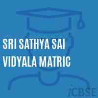 Sri Sathya Sai Vidyala Matric Senior Secondary School Logo