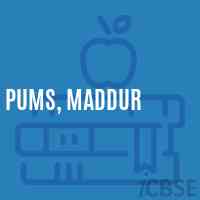 Pums, Maddur Middle School Logo