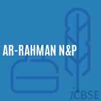 Ar-Rahman N&p Primary School Logo