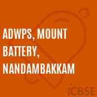 ADWPS, Mount Battery, Nandambakkam Primary School Logo