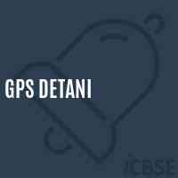 Gps Detani Primary School Logo