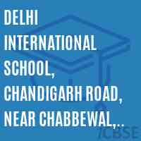 Delhi International School, Chandigarh Road, Near Chabbewal, Hoshiarpur, Punjab Logo