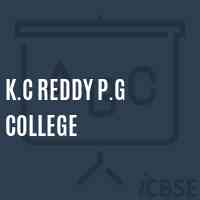 K.C Reddy P.G College Logo