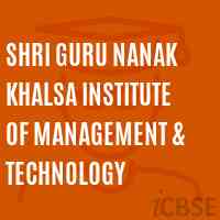 Shri Guru Nanak Khalsa Institute of Management & Technology Logo