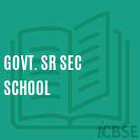 Govt. Sr Sec School Logo