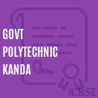 Govt Polytechnic Kanda College Logo