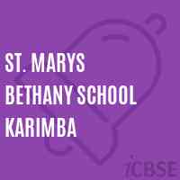 St. Marys Bethany School Karimba Logo