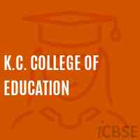 K.C. College of Education Logo