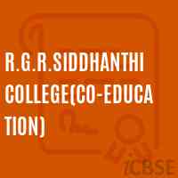 R.G.R.Siddhanthi College(Co-Education) Logo
