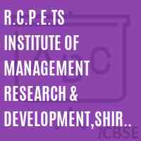 R.C.P.E.Ts Institute of Management Research & Development,Shirpur Logo