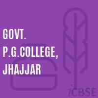 Govt. P.G.College, Jhajjar Logo