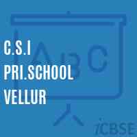 C.S.I Pri.School Vellur Logo