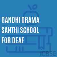 Gandhi Grama Santhi School For Deaf Logo