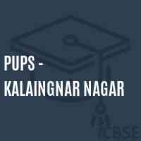 Pups - Kalaingnar Nagar Primary School Logo