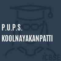 P.U.P.S. Koolnayakanpatti Primary School Logo