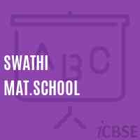 Swathi Mat.School Logo