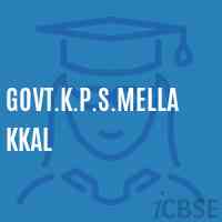 Govt.K.P.S.Mellakkal Primary School Logo