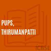 Pups, Thirumanpatti Primary School Logo