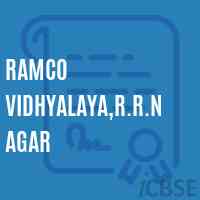 Ramco Vidhyalaya,R.R.Nagar School Logo