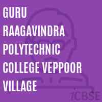 Guru Raagavindra Polytechnic College Veppoor Village Logo