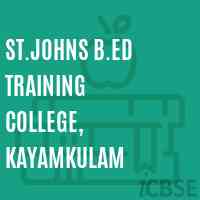 St.Johns B.Ed Training College, Kayamkulam Logo