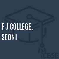 F J College, Seoni Logo