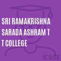 Sri Ramakrishna Sarada Ashram T T College Logo