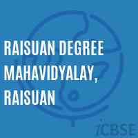 Raisuan Degree Mahavidyalay, Raisuan College Logo